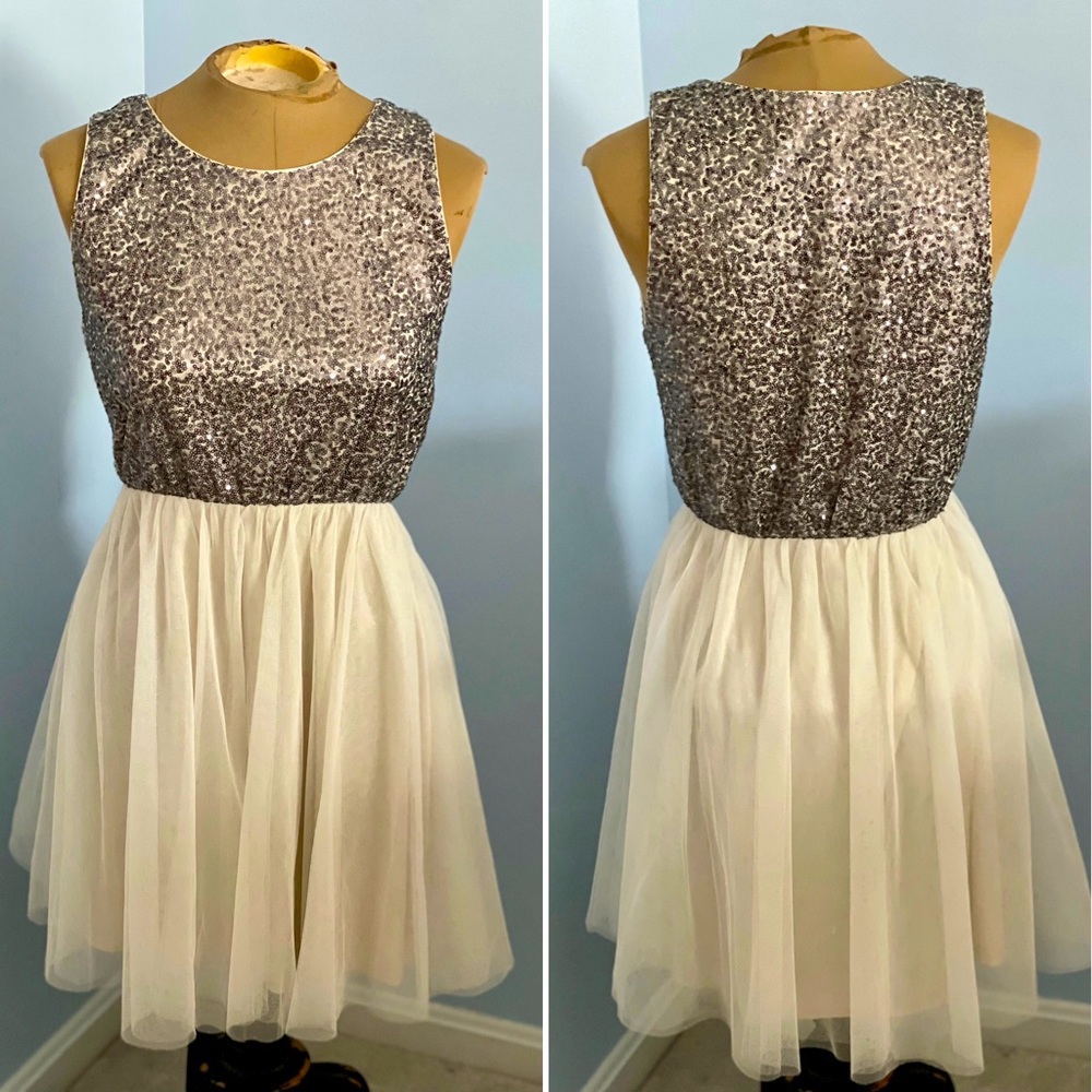 Sequin and tulle party dress